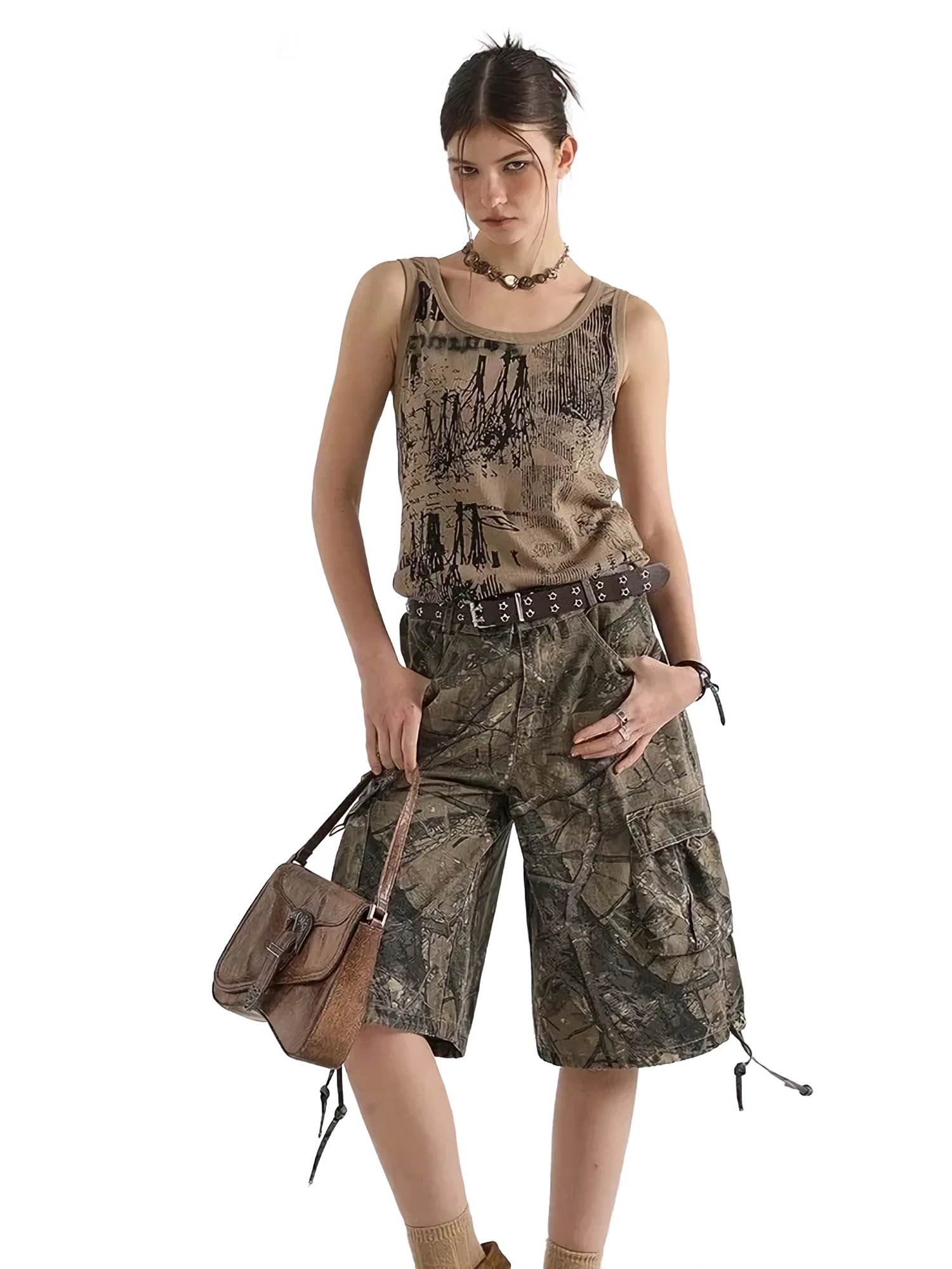 'Aftermath' Distressed Graphic Print Tank Top - Image 6
