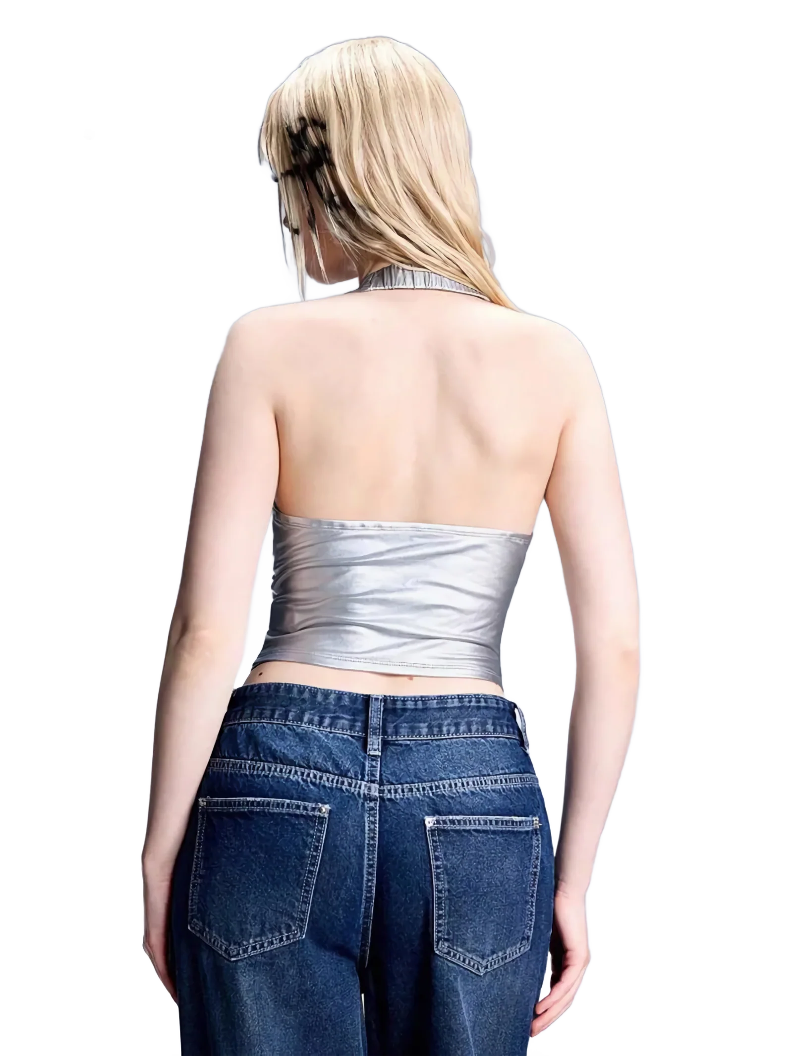 'Alloy' Chic Corset Halter Top - Image 3