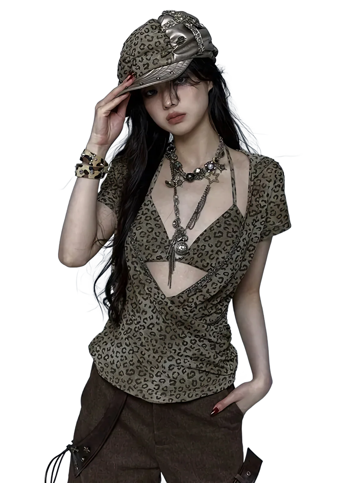'Ambush' Cut-Out Hooded Top - Image 2