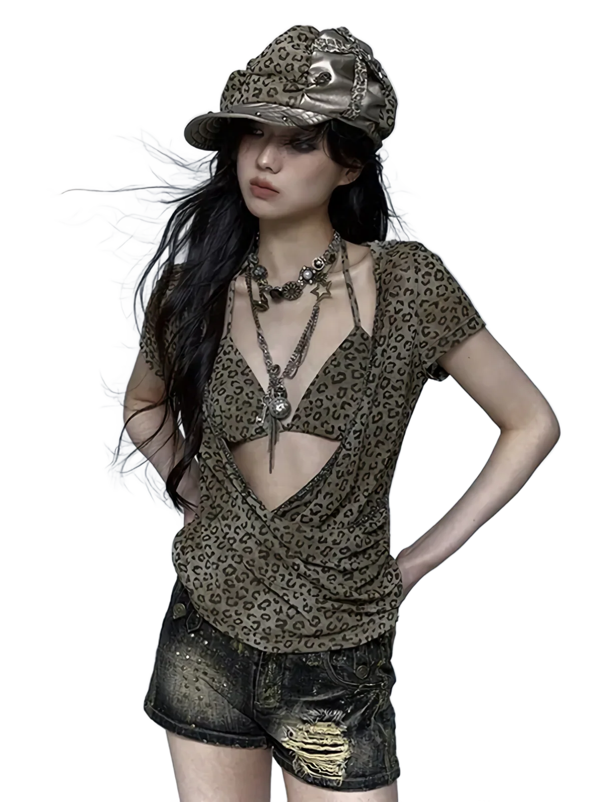'Ambush' Cut-Out Hooded Top - Image 5