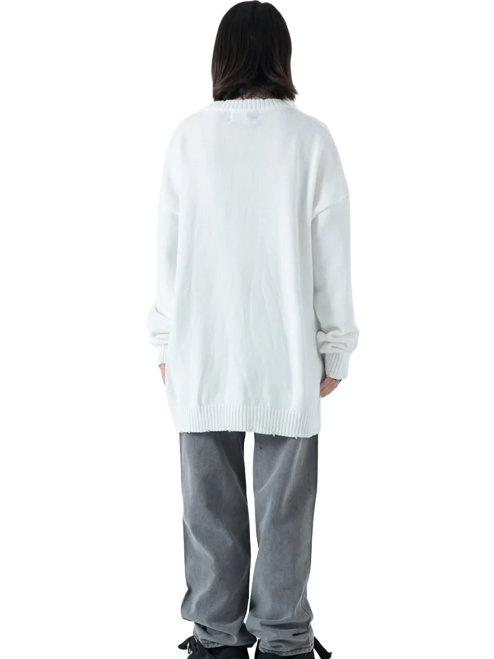 'Black Air' Oversized Knit Sweater - Image 9