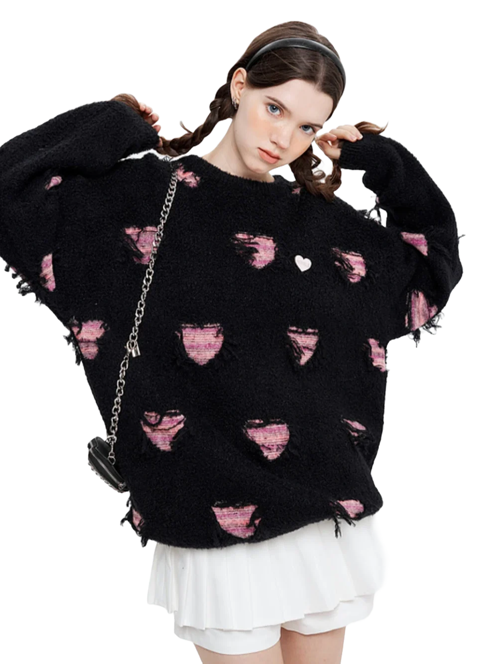 'Bliss' Oversized Knit Sweater - Image 2