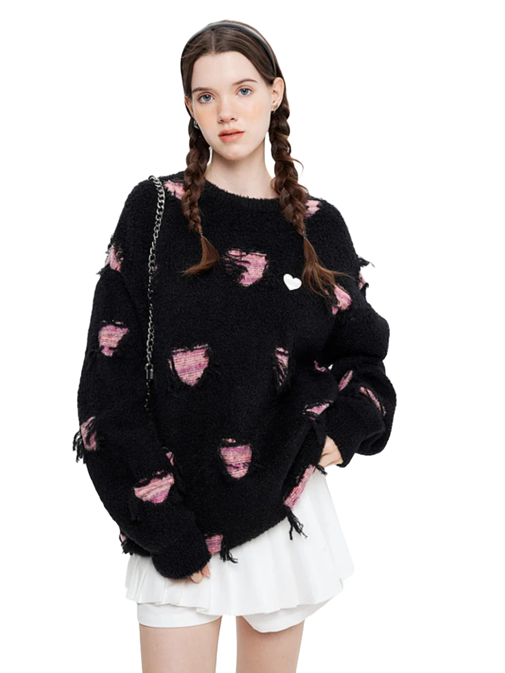 'Bliss' Oversized Knit Sweater - Image 3
