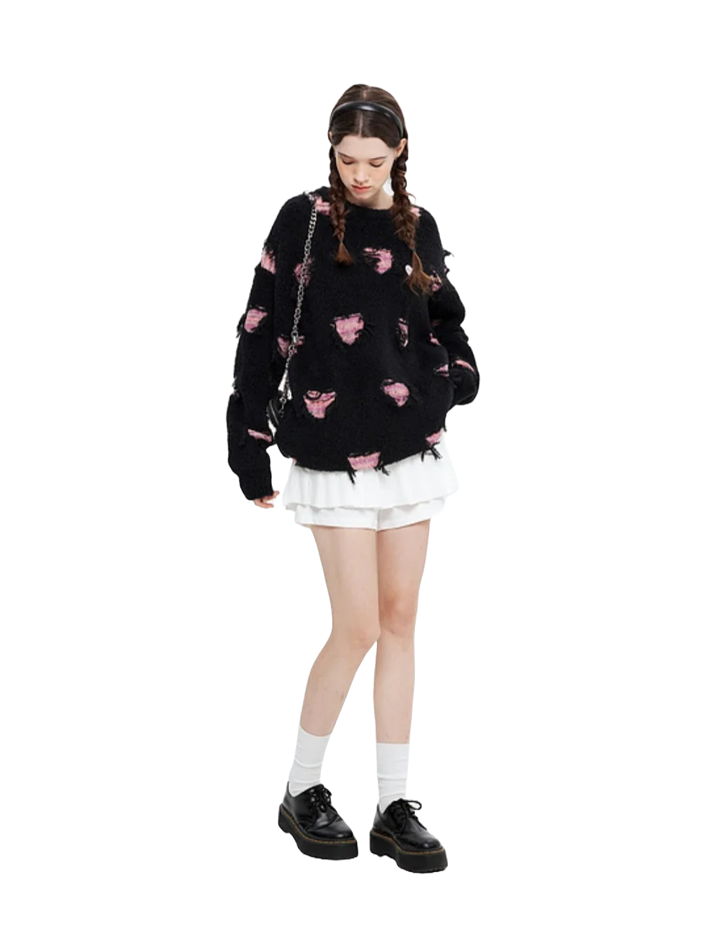 'Bliss' Oversized Knit Sweater - Image 4