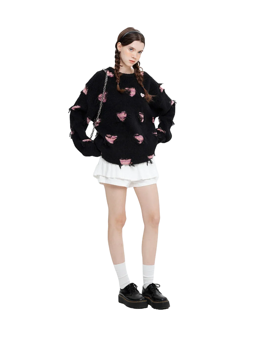 'Bliss' Oversized Knit Sweater - Image 6