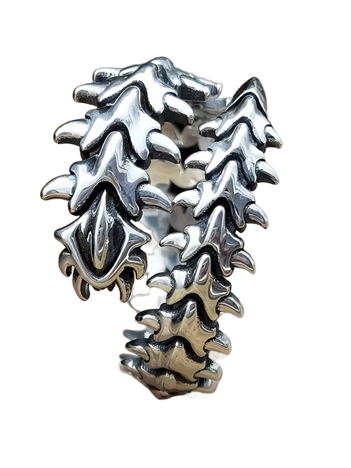 Centipede Coil Metal Ring