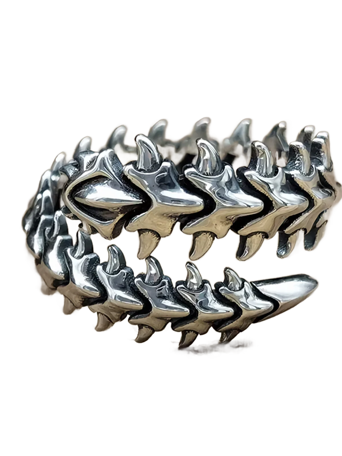 Centipede Coil Metal Ring - Image 3