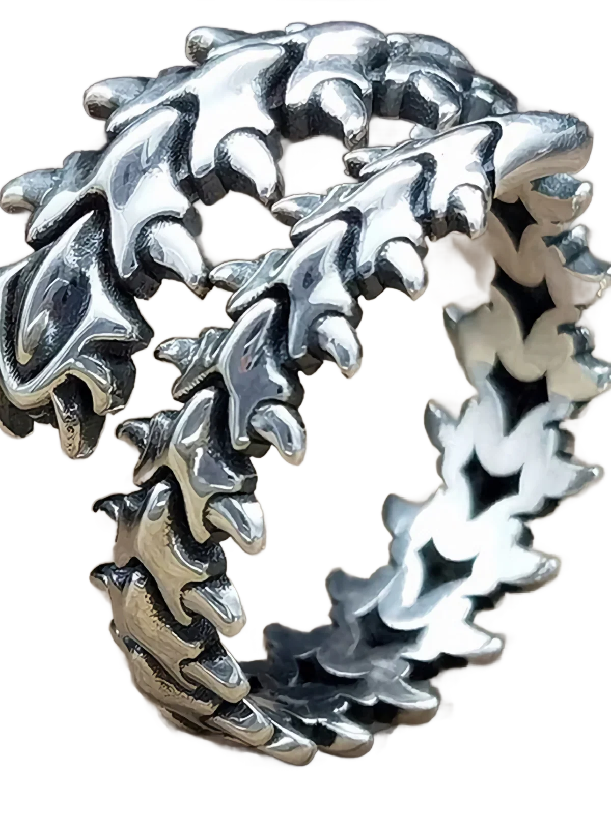 Centipede Coil Metal Ring - Image 5