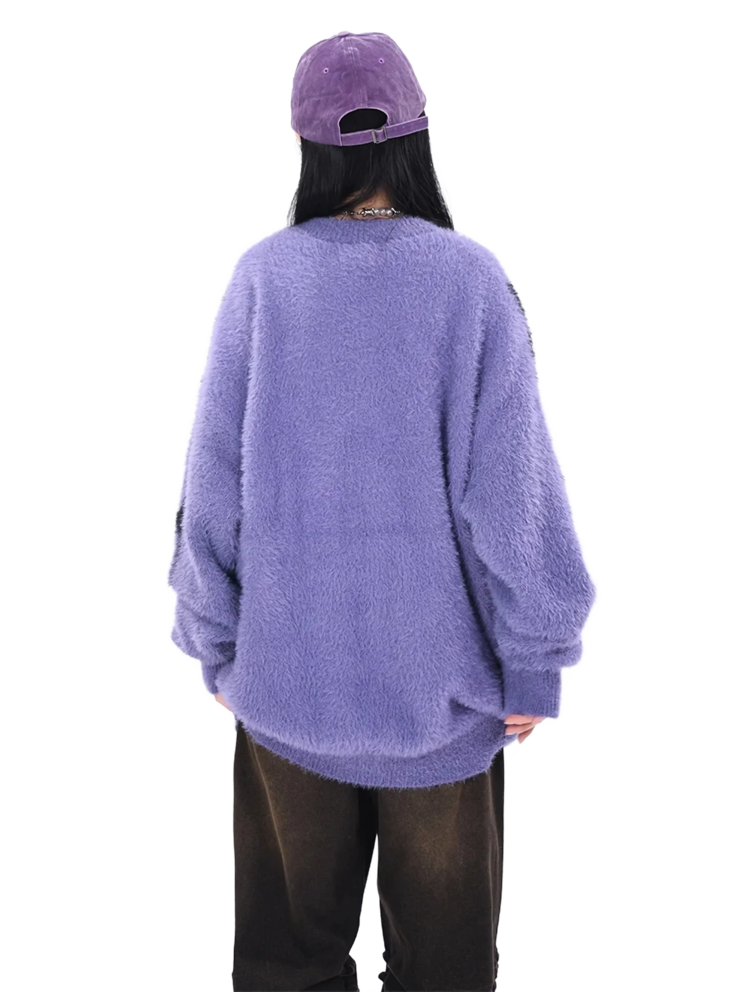 Chrome-Kin Oversized Knit Sweater - Image 12