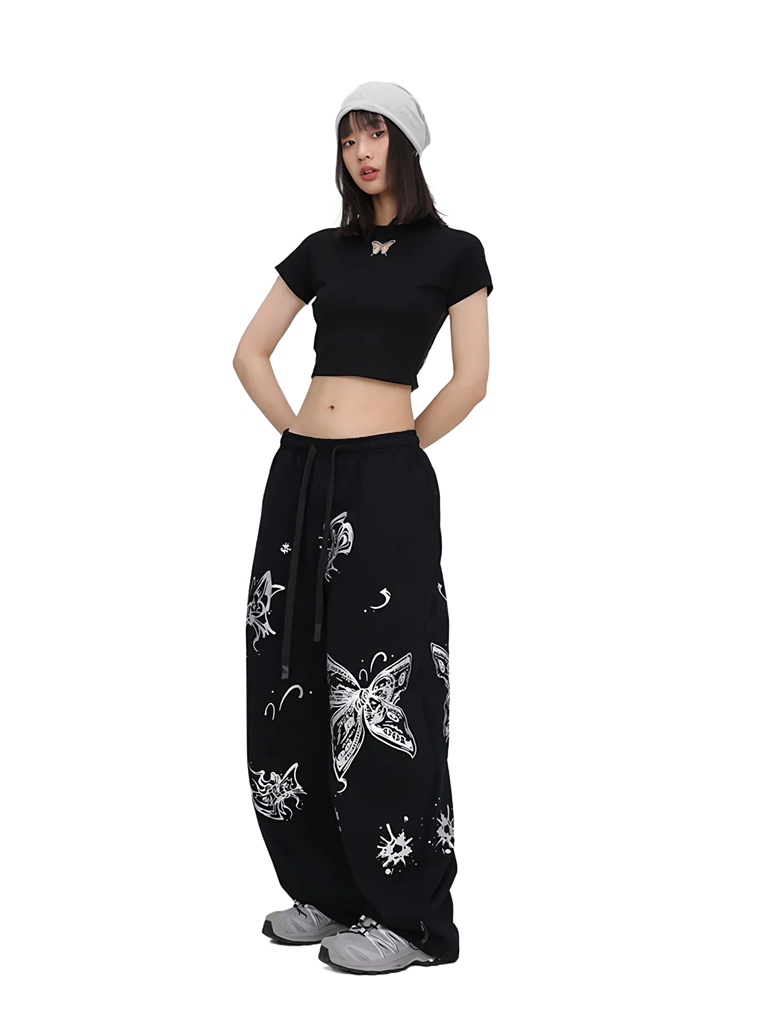 'Chrysalis' Raglan Crop Top - Image 6