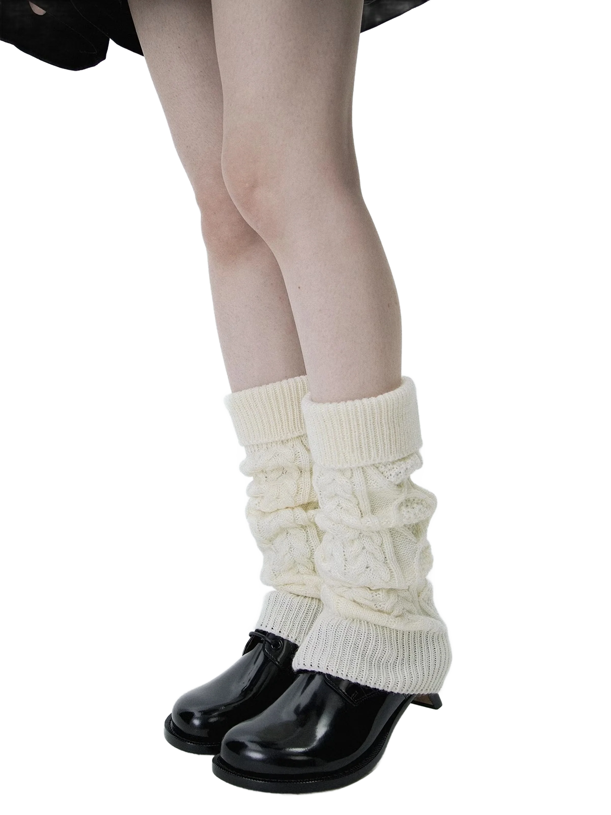 Chunky Weave Leg Warmers - Image 3