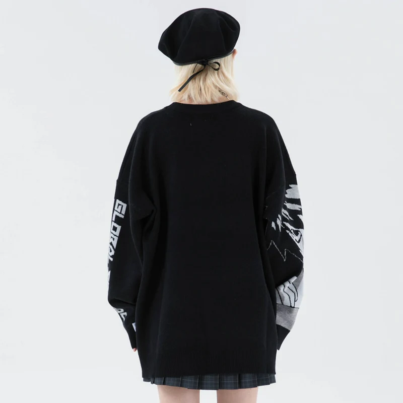 Death Note Aesthetic Knit Sweater - Image 17