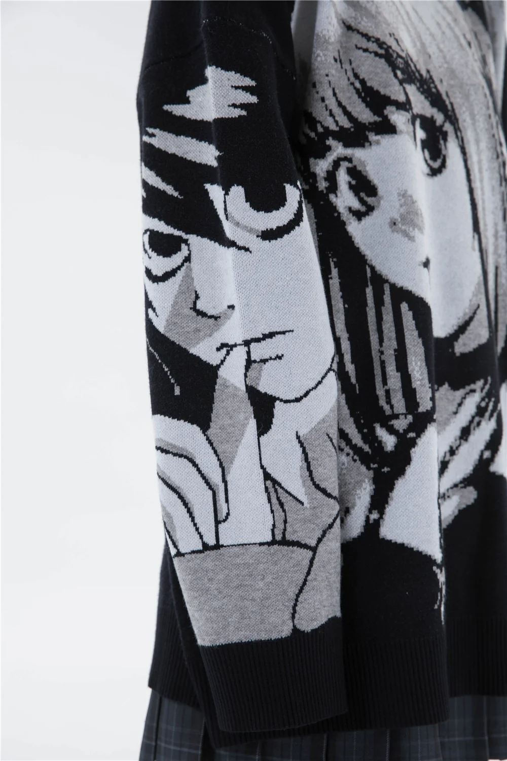 Death Note Aesthetic Knit Sweater - Image 20