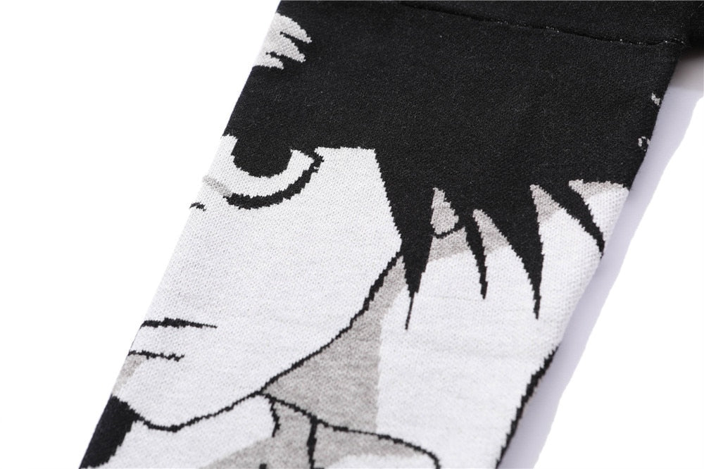 Death Note Aesthetic Knit Sweater - Image 23