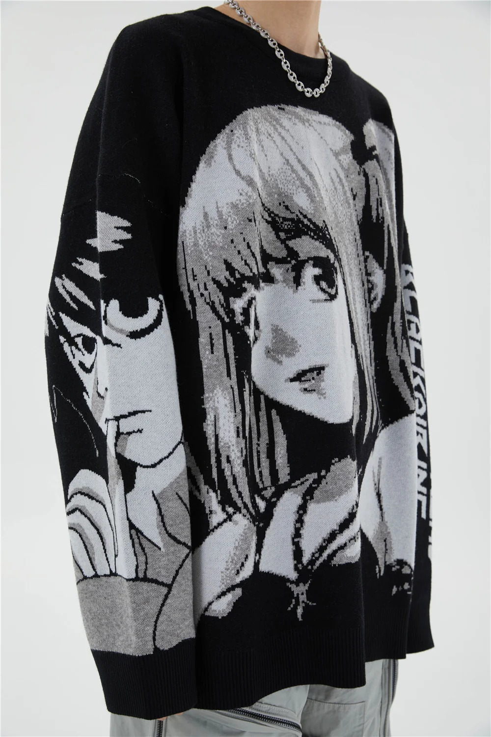 Death Note Aesthetic Knit Sweater - Image 8