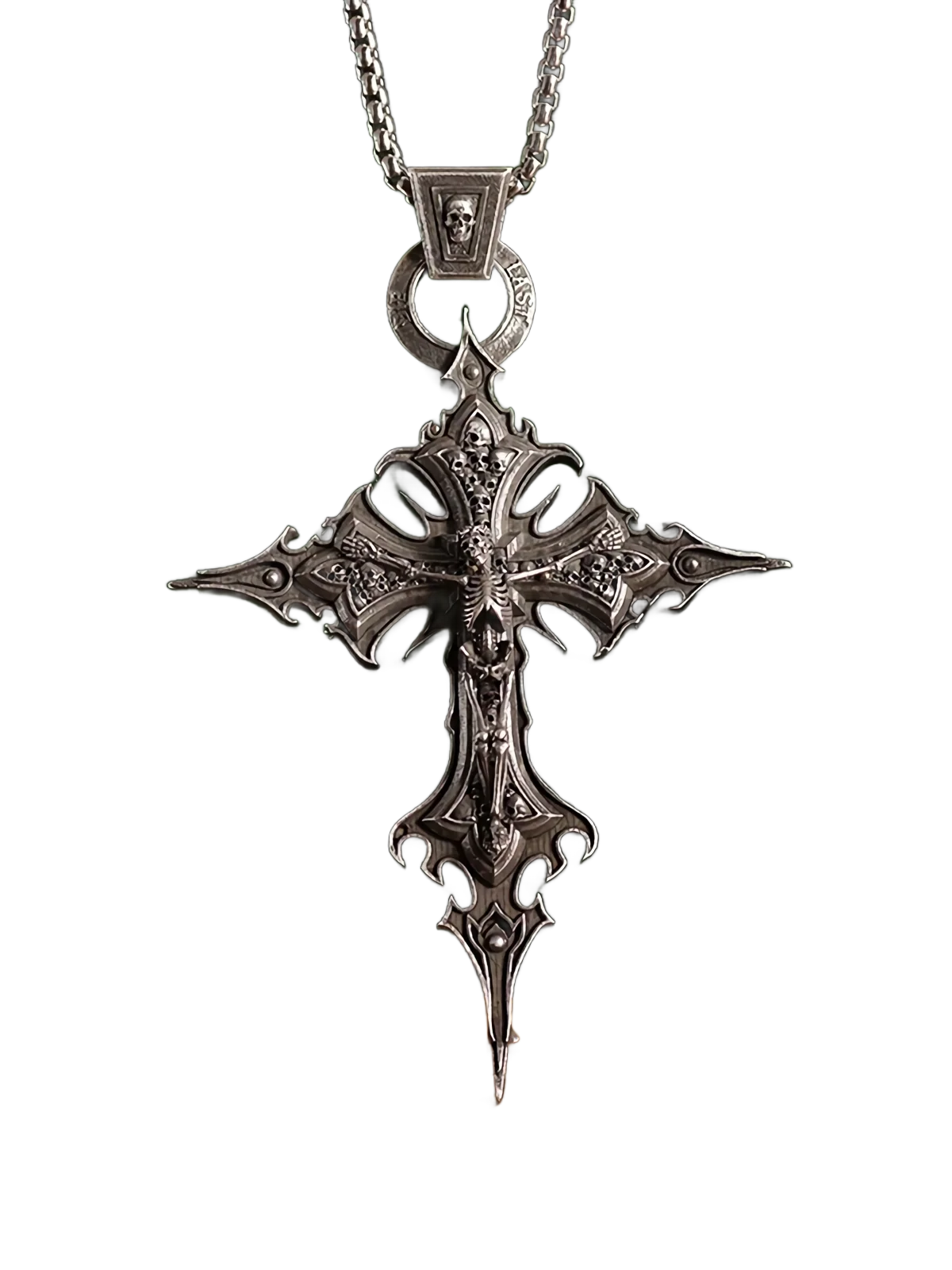 'Die Last' Metal Cross Pendant - Image 5