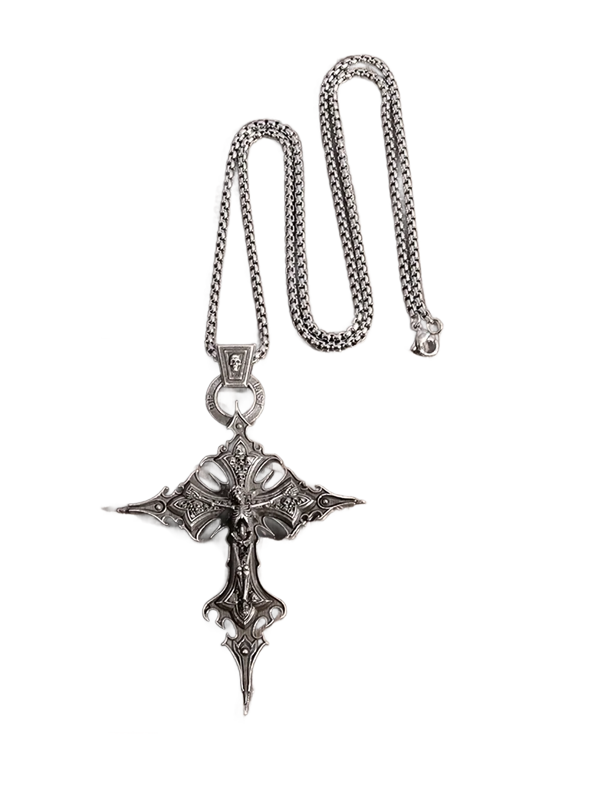 'Die Last' Metal Cross Pendant - Image 6