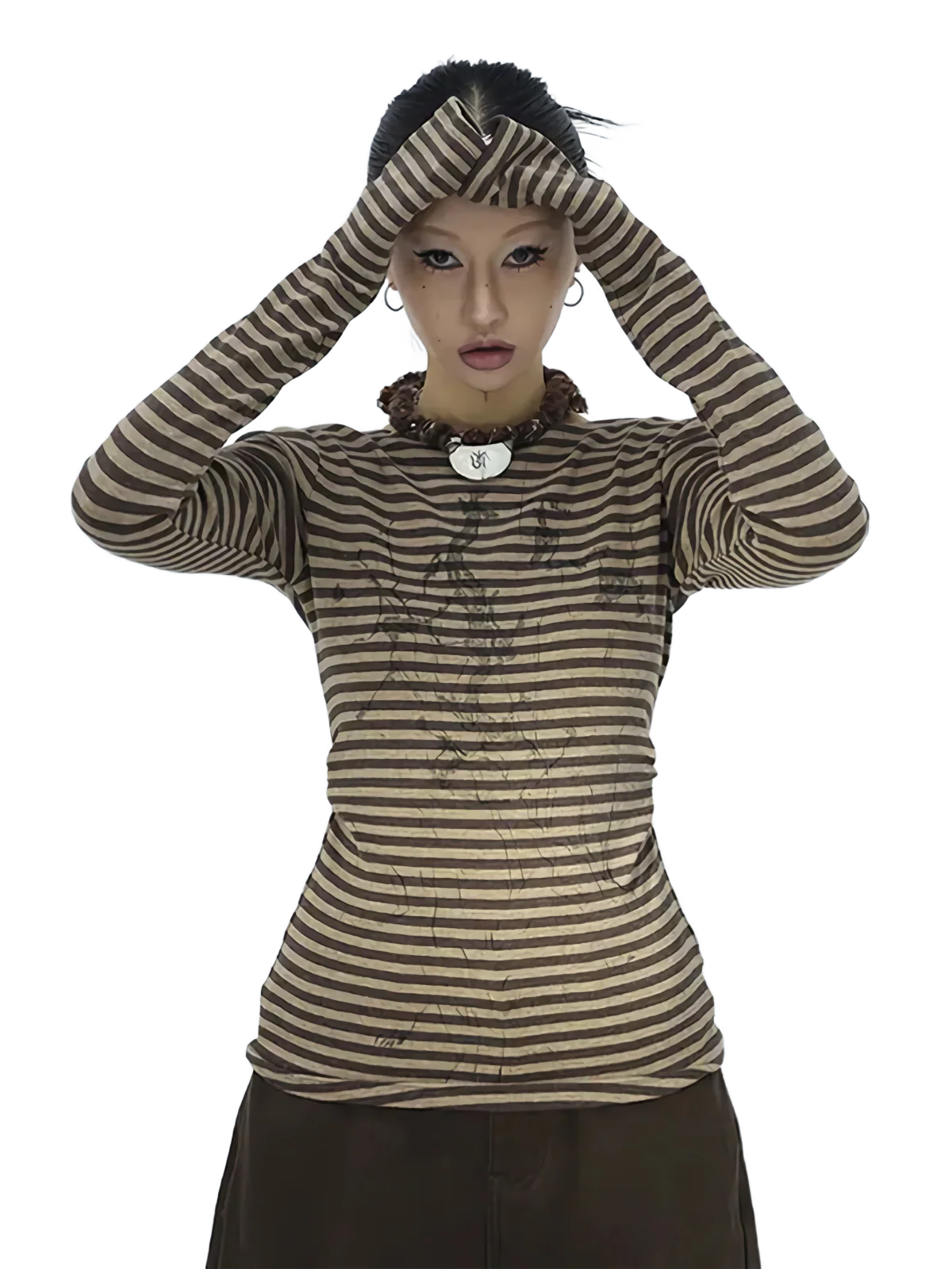 'Drift' Striped Long Sleeve Tee
