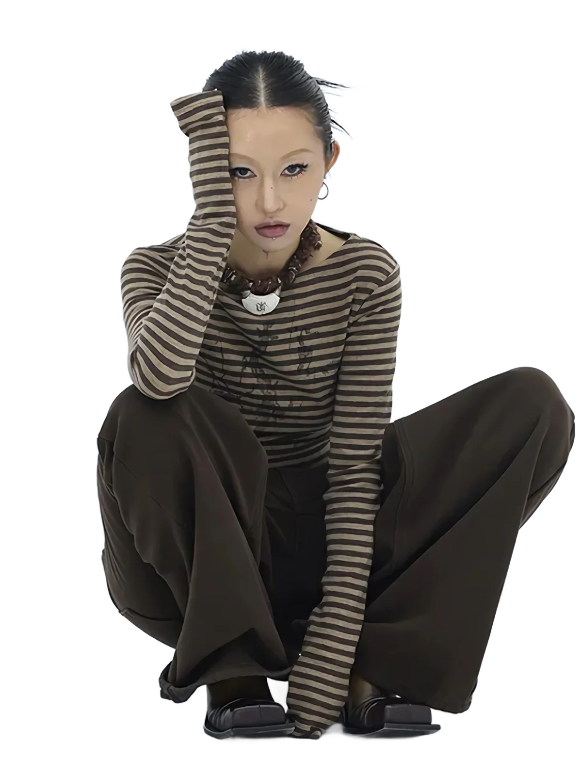 'Drift' Striped Long Sleeve Tee - Image 3