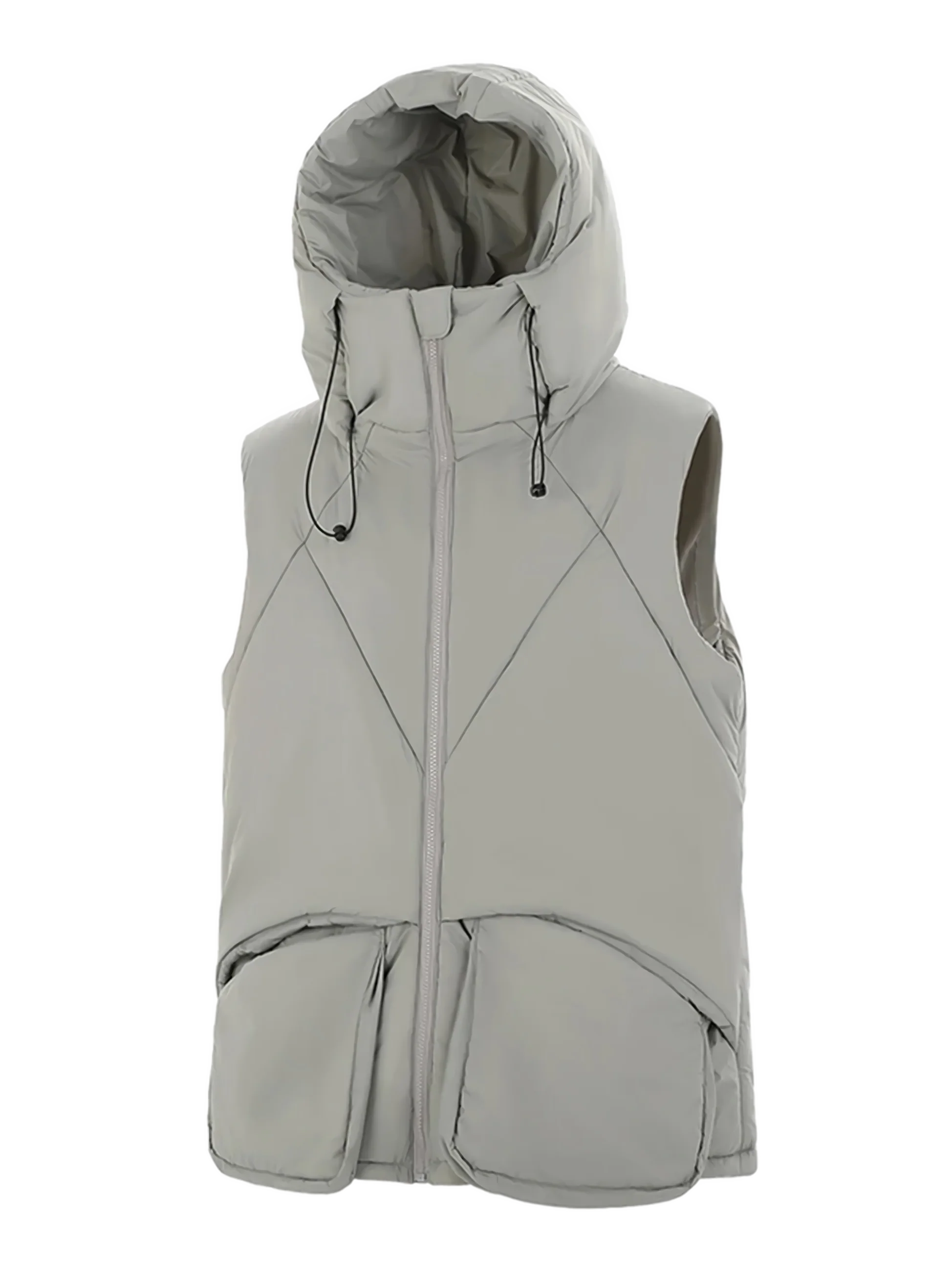 'Dystopian' Sleeveless Puffer Vest - Image 5