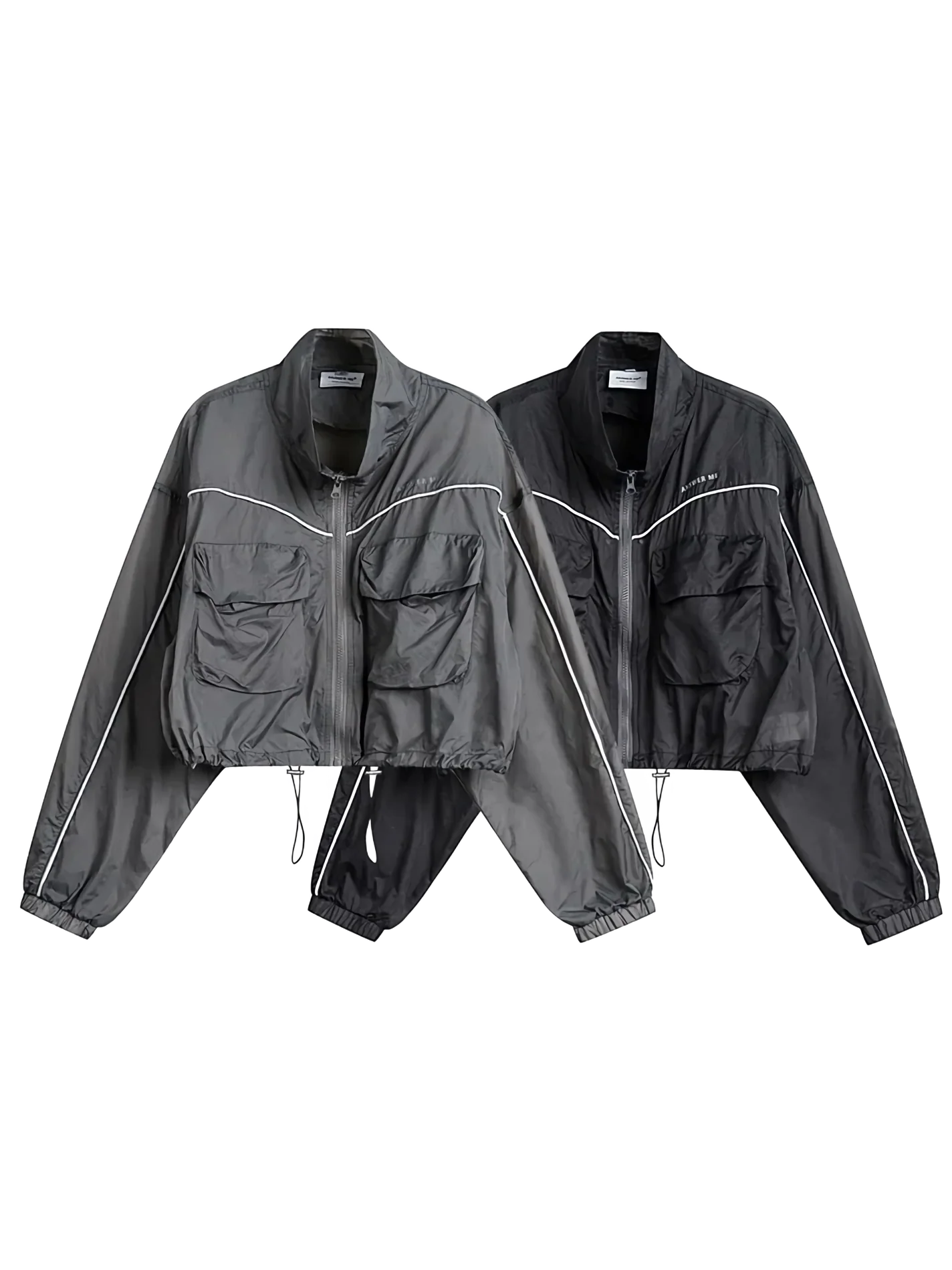 'Eclipse' Cropped Running Jacket - Image 6
