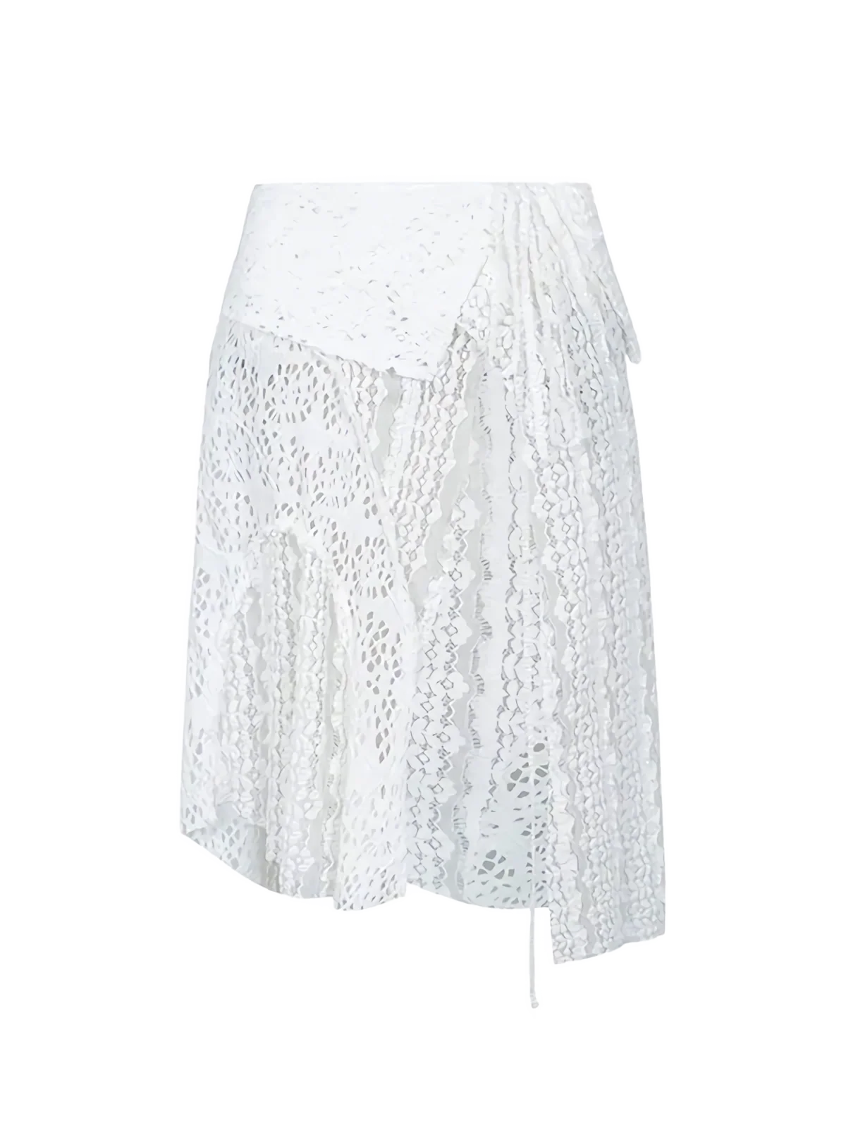 'Elegance' Lace Throw Skirt - Image 4