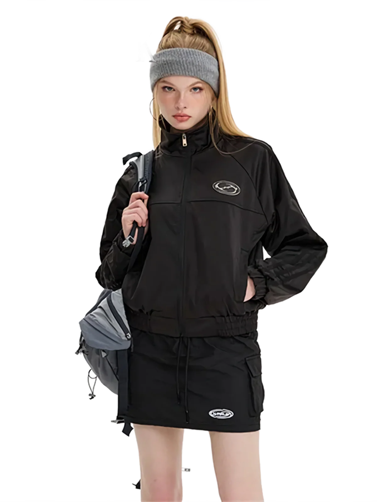 Embroidered Tech Windbreaker - Image 2