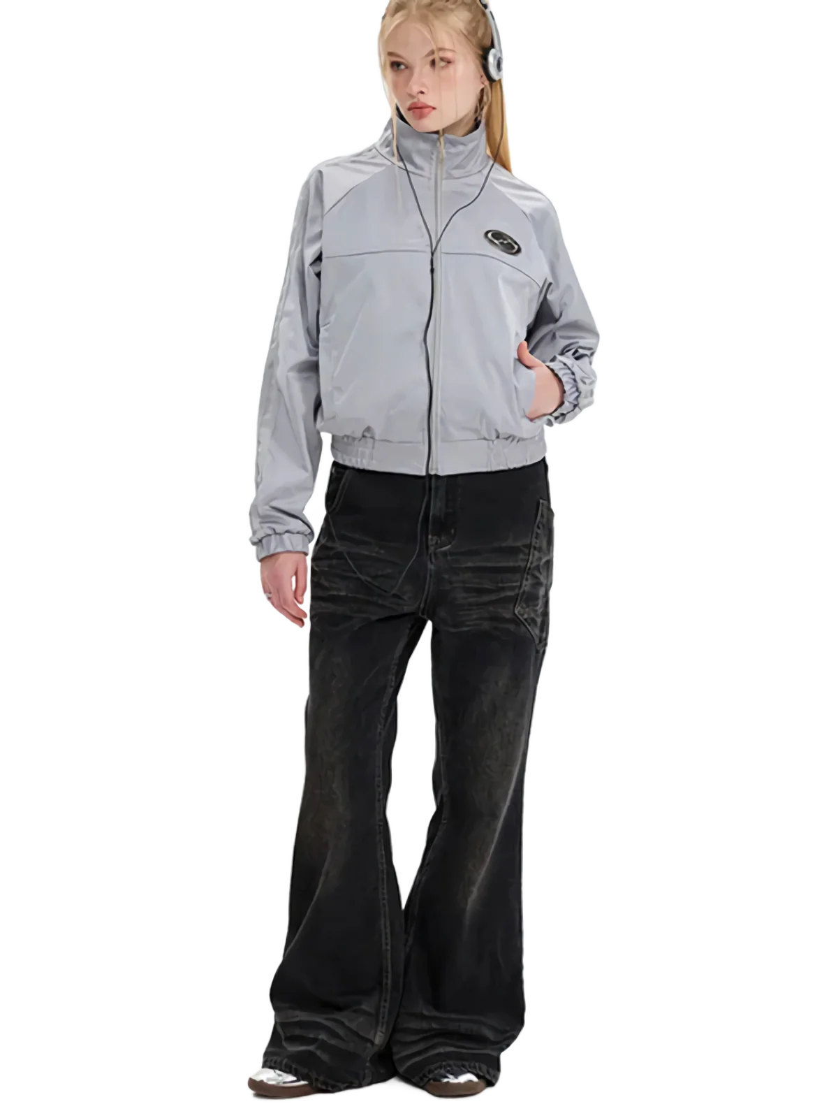 Embroidered Tech Windbreaker - Image 3