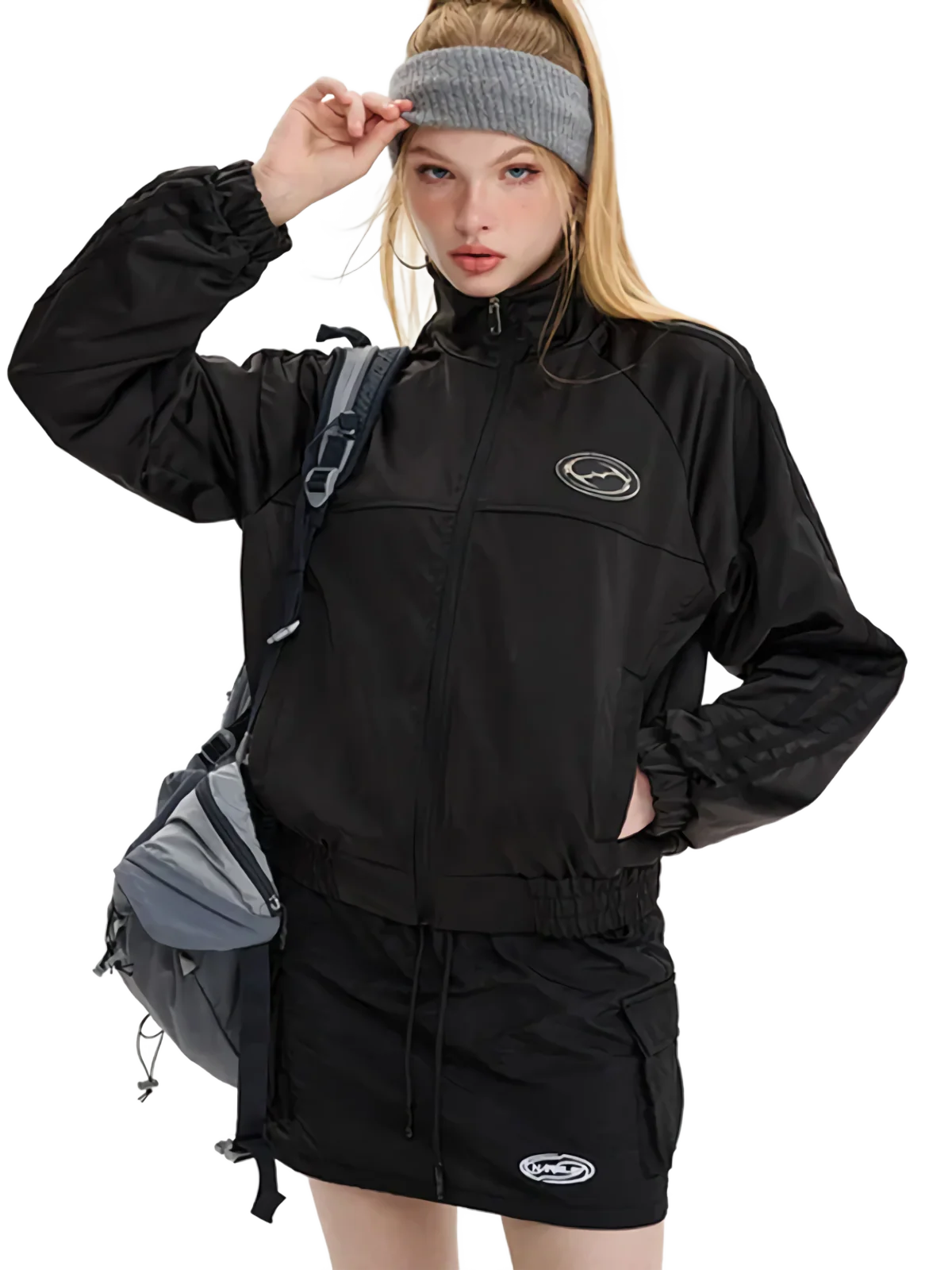 Embroidered Tech Windbreaker - Image 4