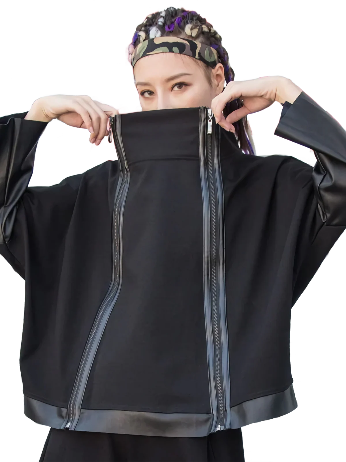 'Envy' Dual Zip Leather Lined Jacket