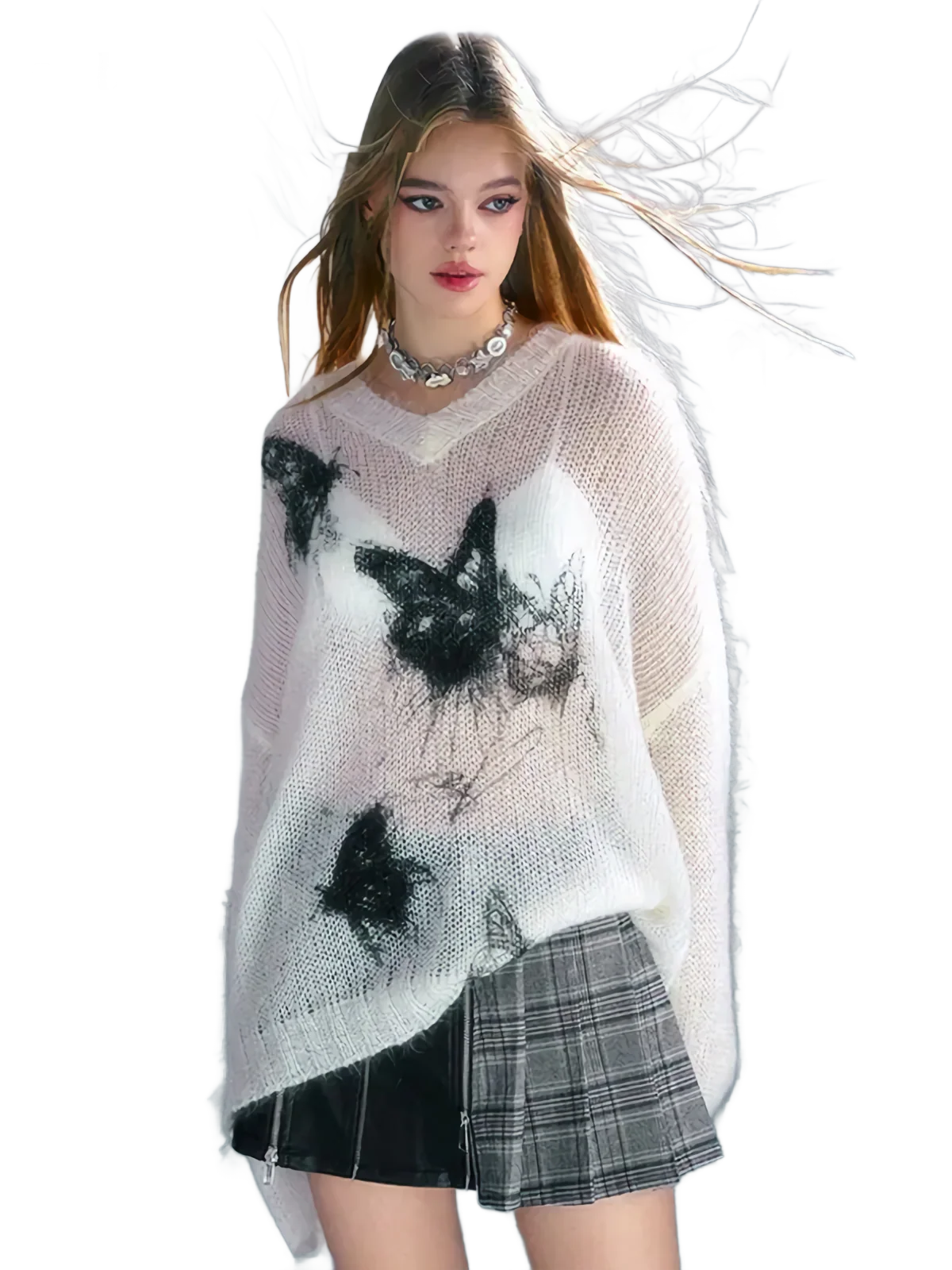 'Flutter' Oversized Loose Knit Sweater