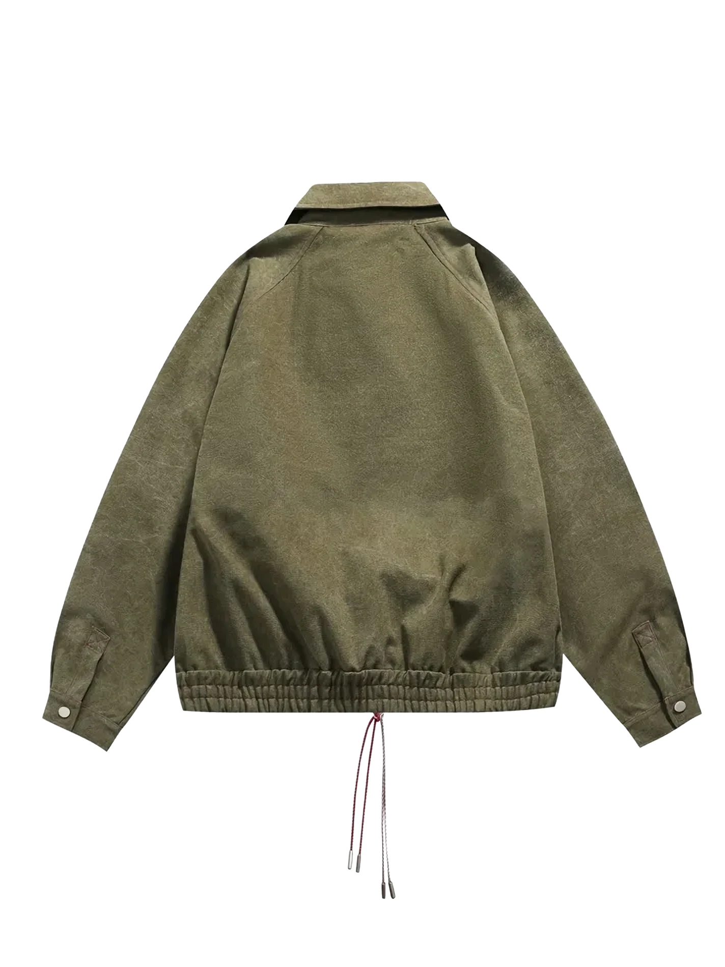 'Frontier' Suede Patchwork Bomber Jacket - Image 6