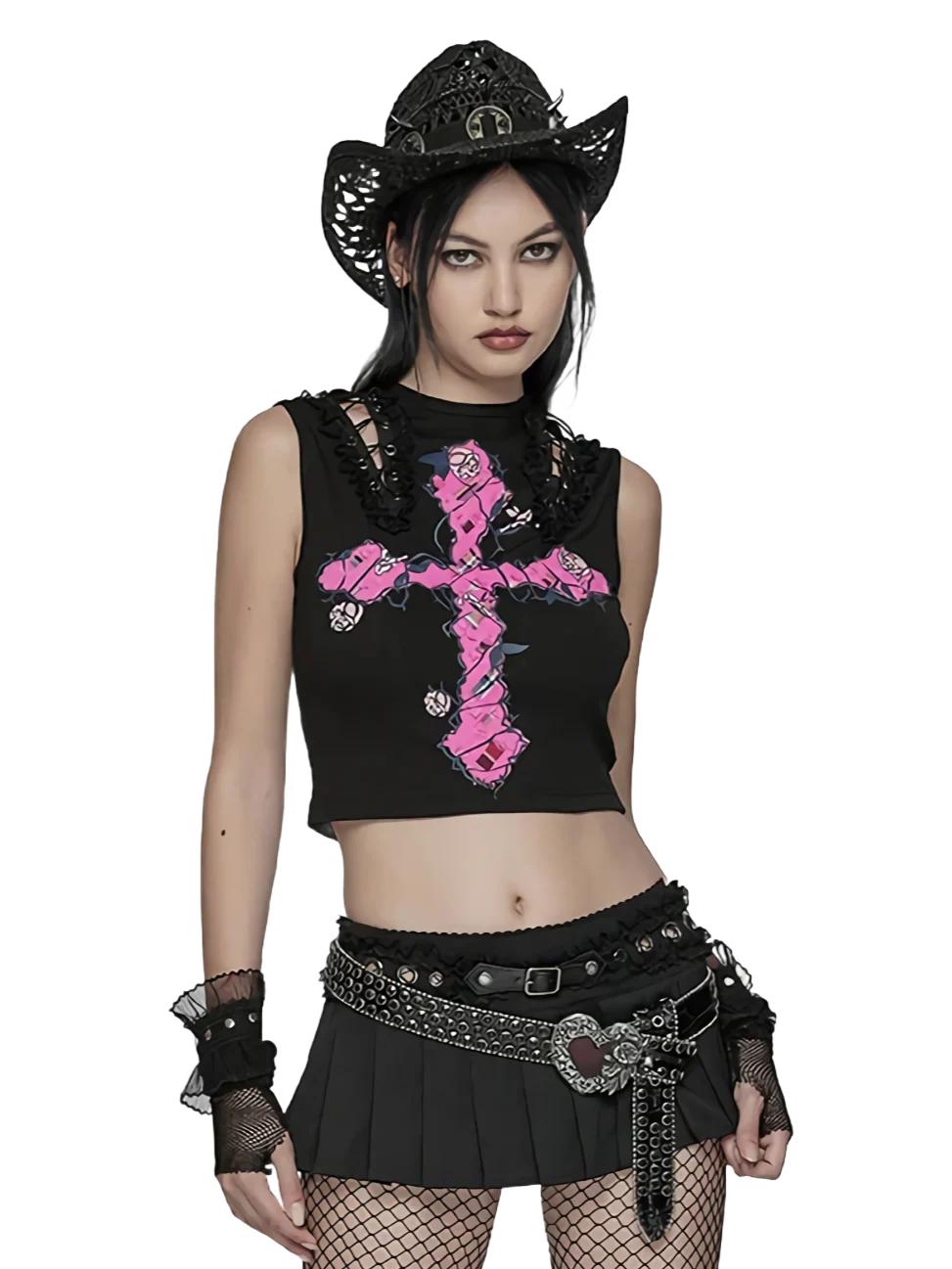 'Ghost Rider' Straw Cowboy Hat - Image 5