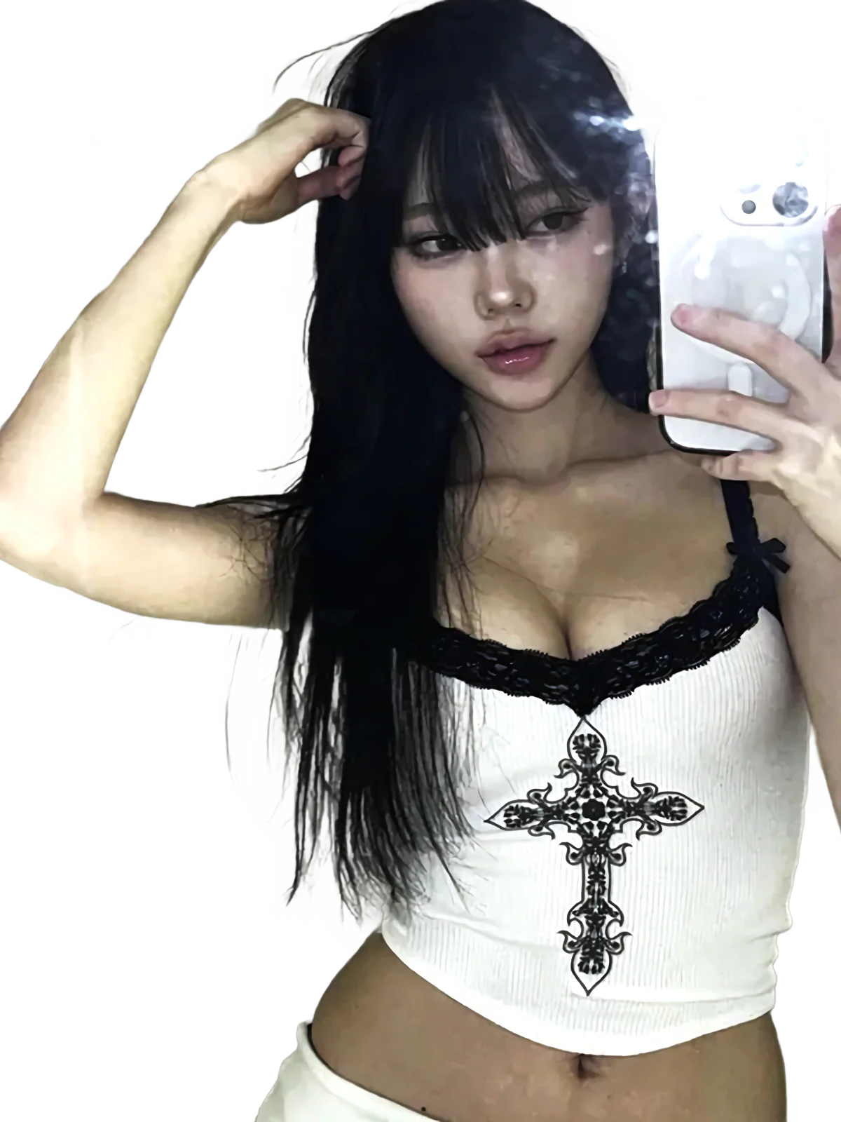 Gothic Cross Camisole Top - Image 2