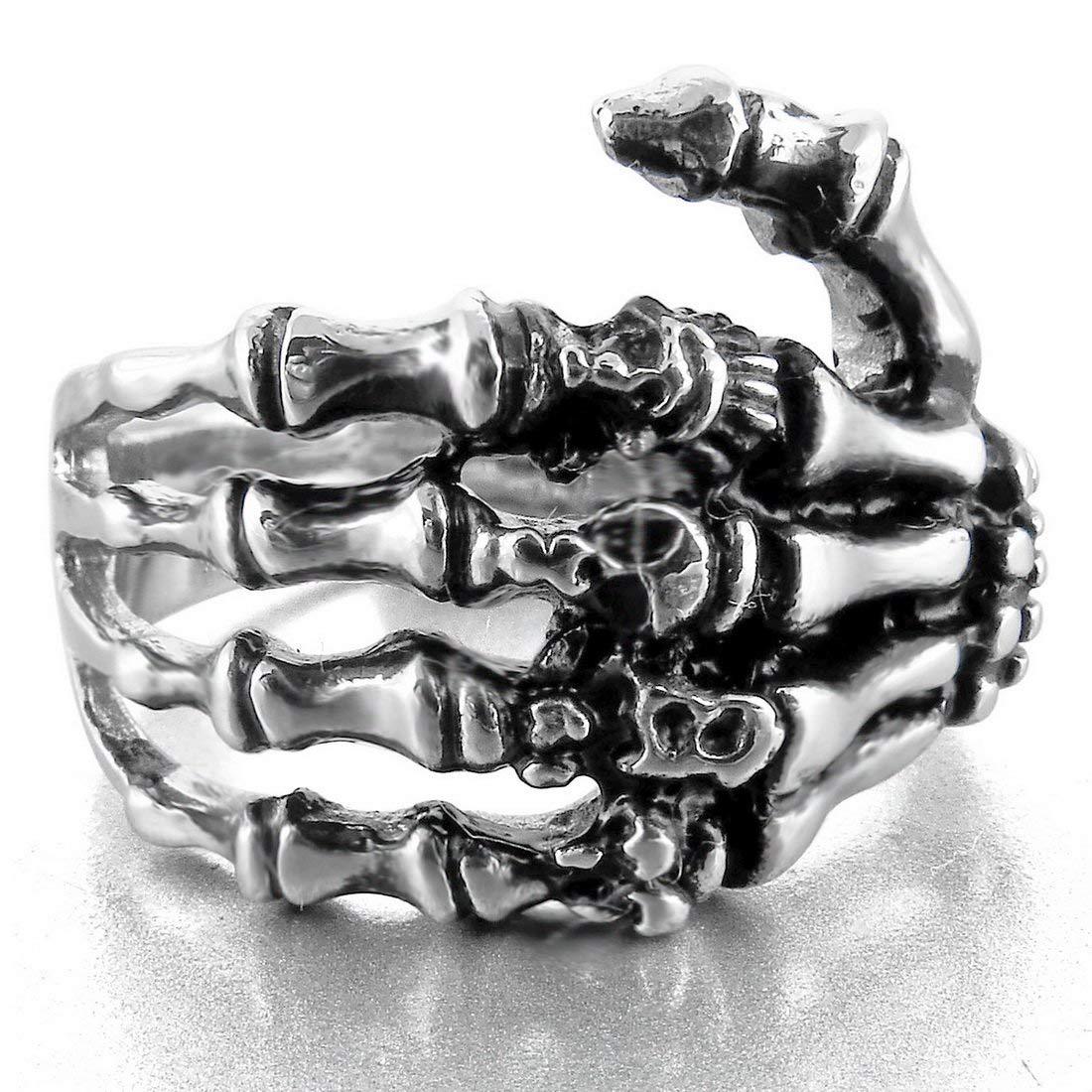 Gothic Skeletal Metal Ring - Image 5