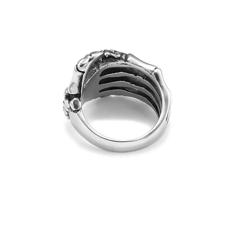 Gothic Skeletal Metal Ring - Image 7