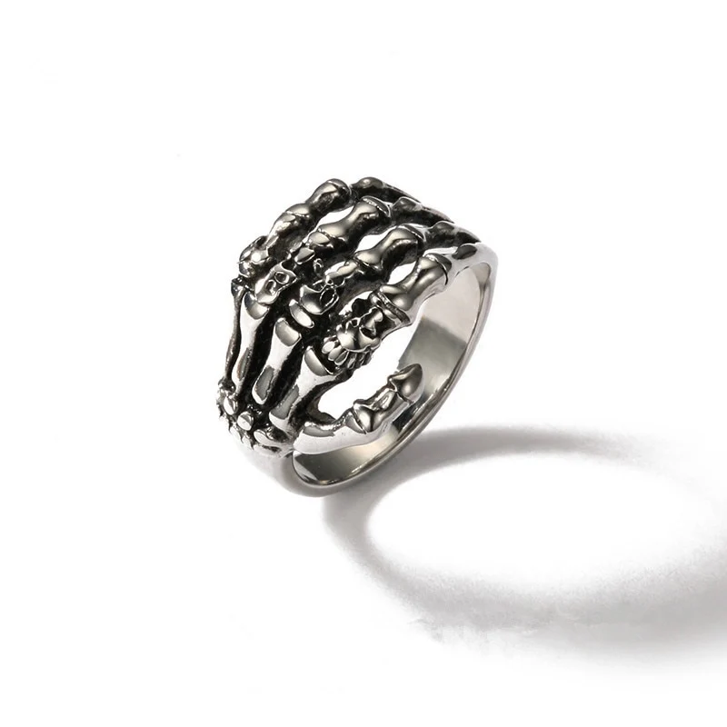 Gothic Skeletal Metal Ring - Image 9