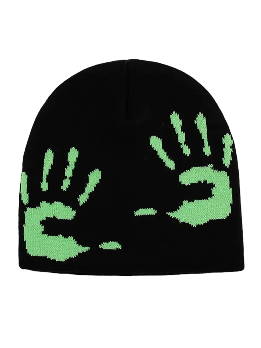 Handprint Knit Beanie