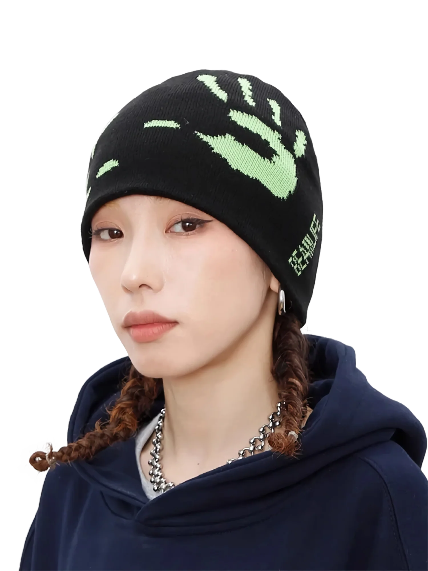 Handprint Knit Beanie - Image 3