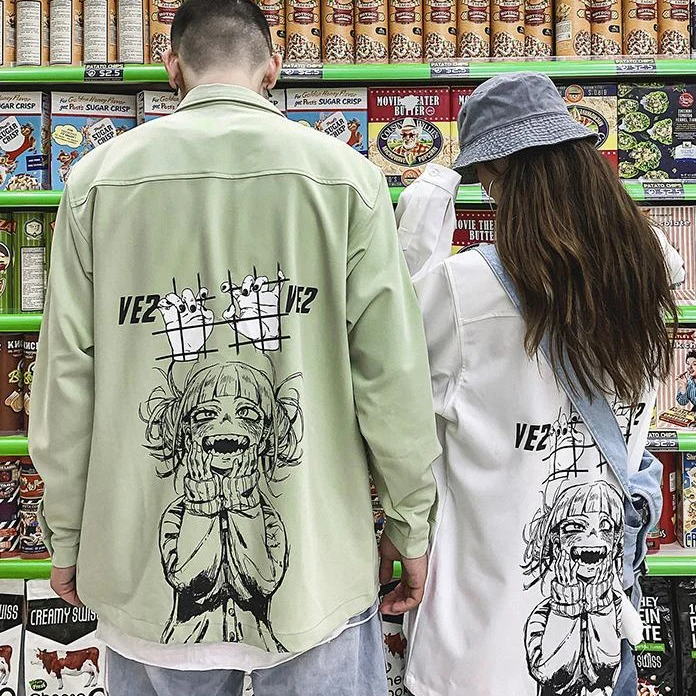 Himiko Toga Long Sleeve Button Up - Image 5