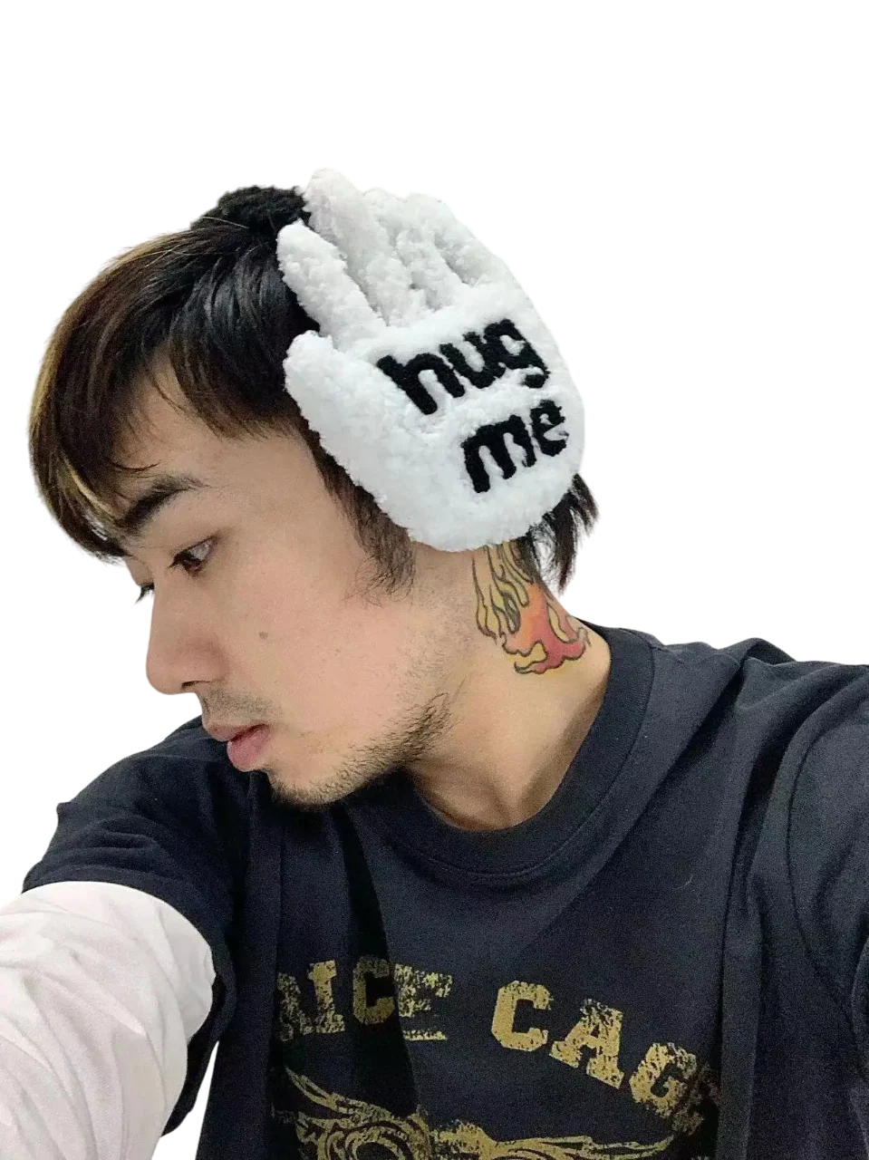 'Hug Me' Wool Fleece Ear Muffs - Image 7