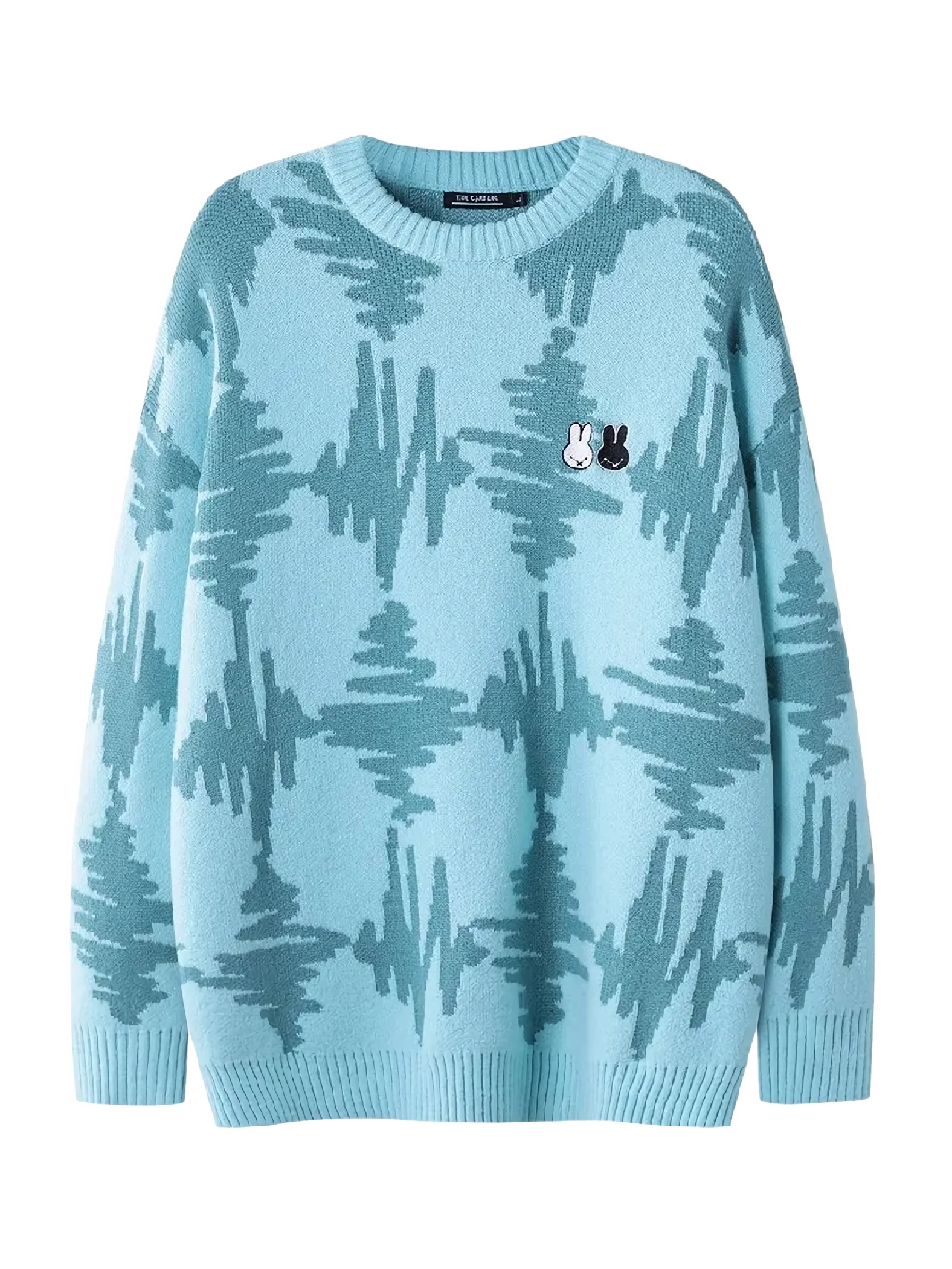 'Interference' Oversized Knit Sweater - Image 7