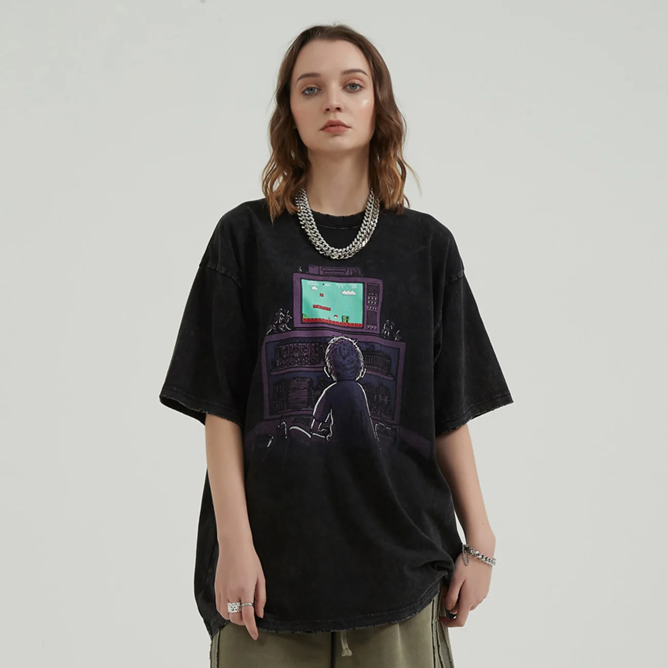 Late Night Cotton Tee - Image 3