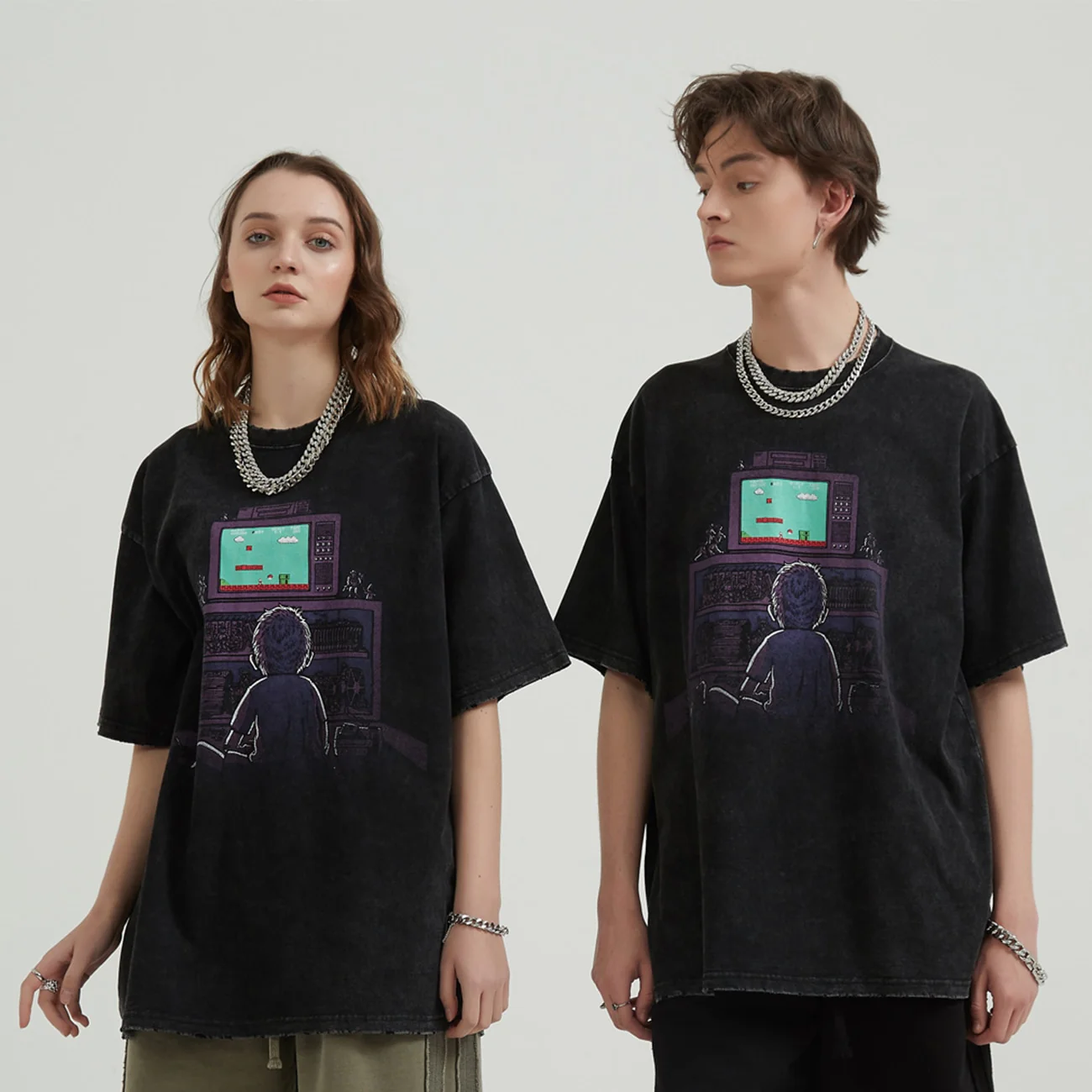 Late Night Cotton Tee - Image 4