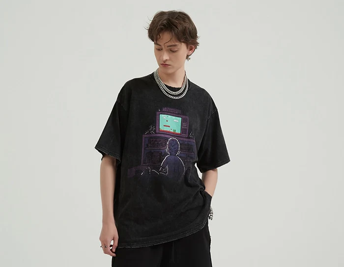 Late Night Cotton Tee - Image 5