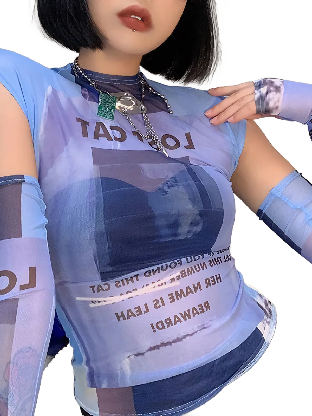 'Lost Cat' Glove-Enhanced Tee