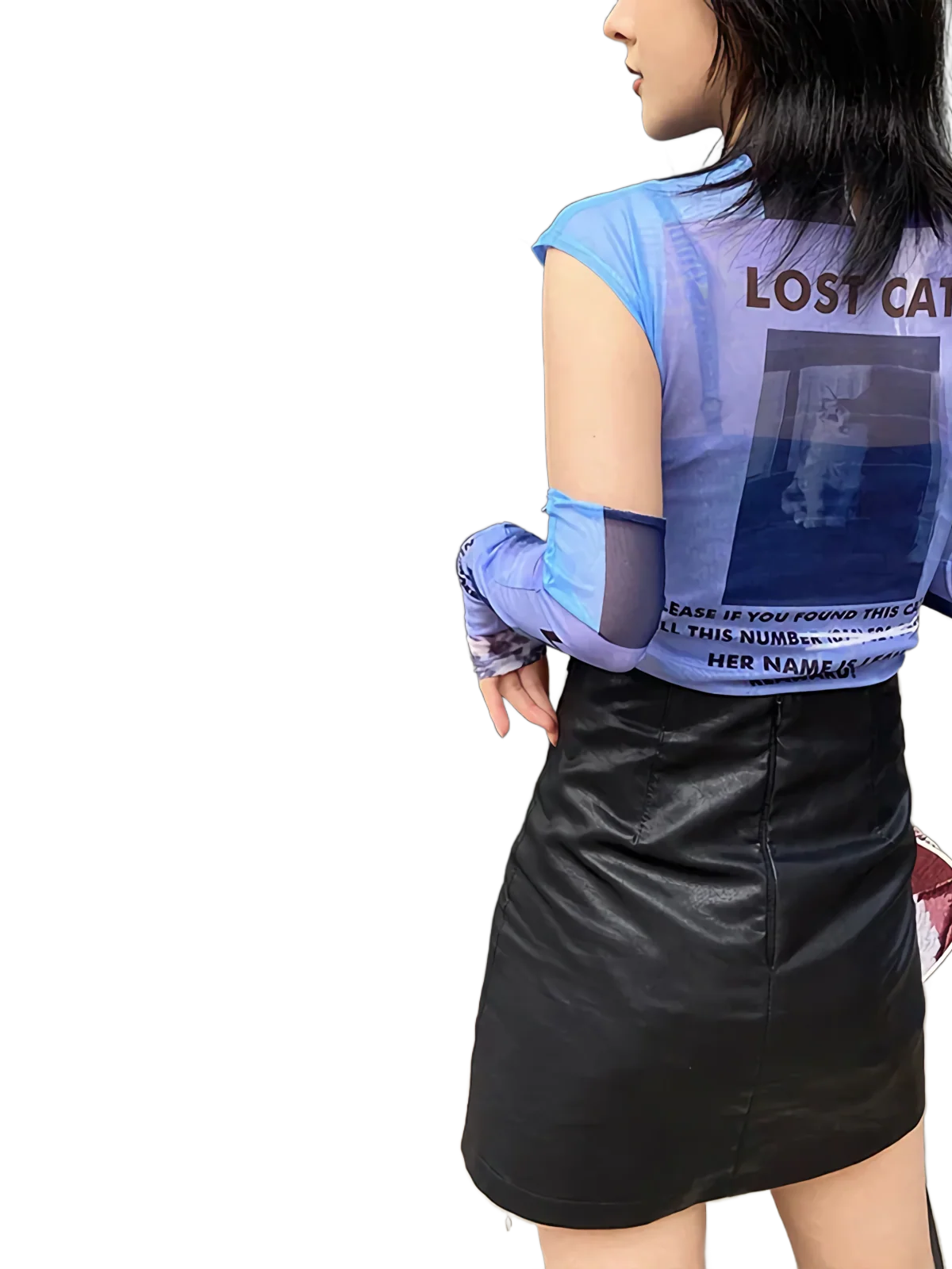 'Lost Cat' Glove-Enhanced Tee - Image 3