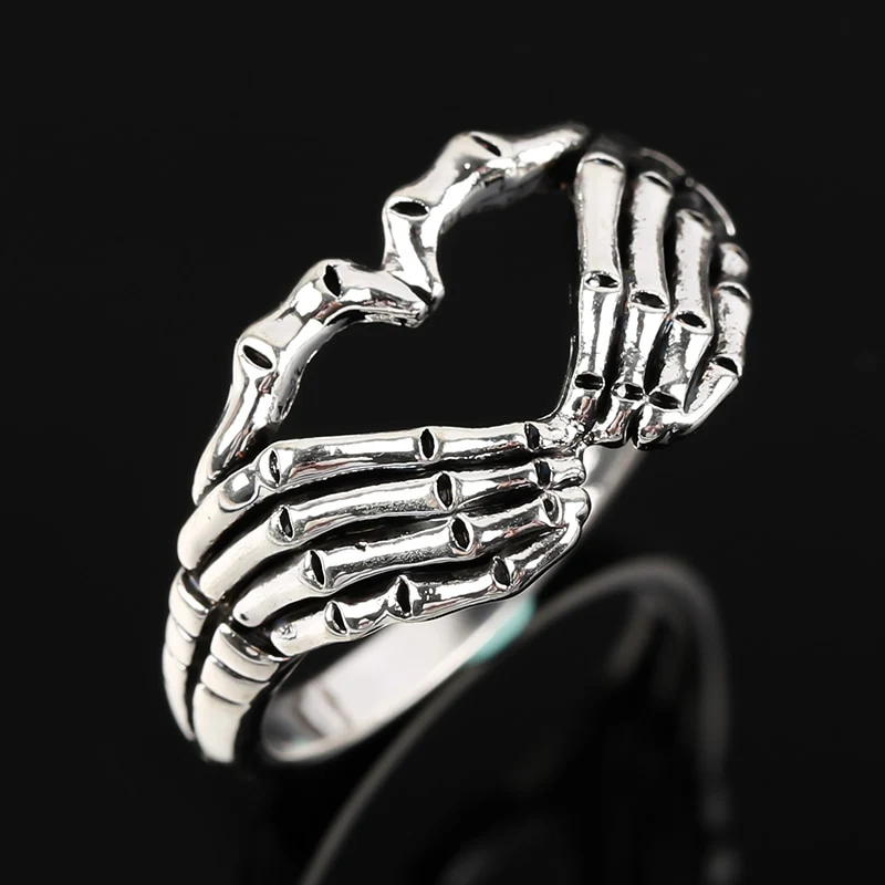 Love and Death Metal Signet Ring - Image 3
