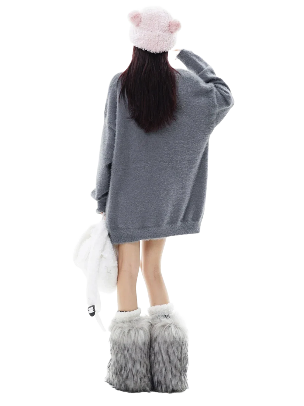 'Love Letter' Oversized Knit Sweater - Image 5