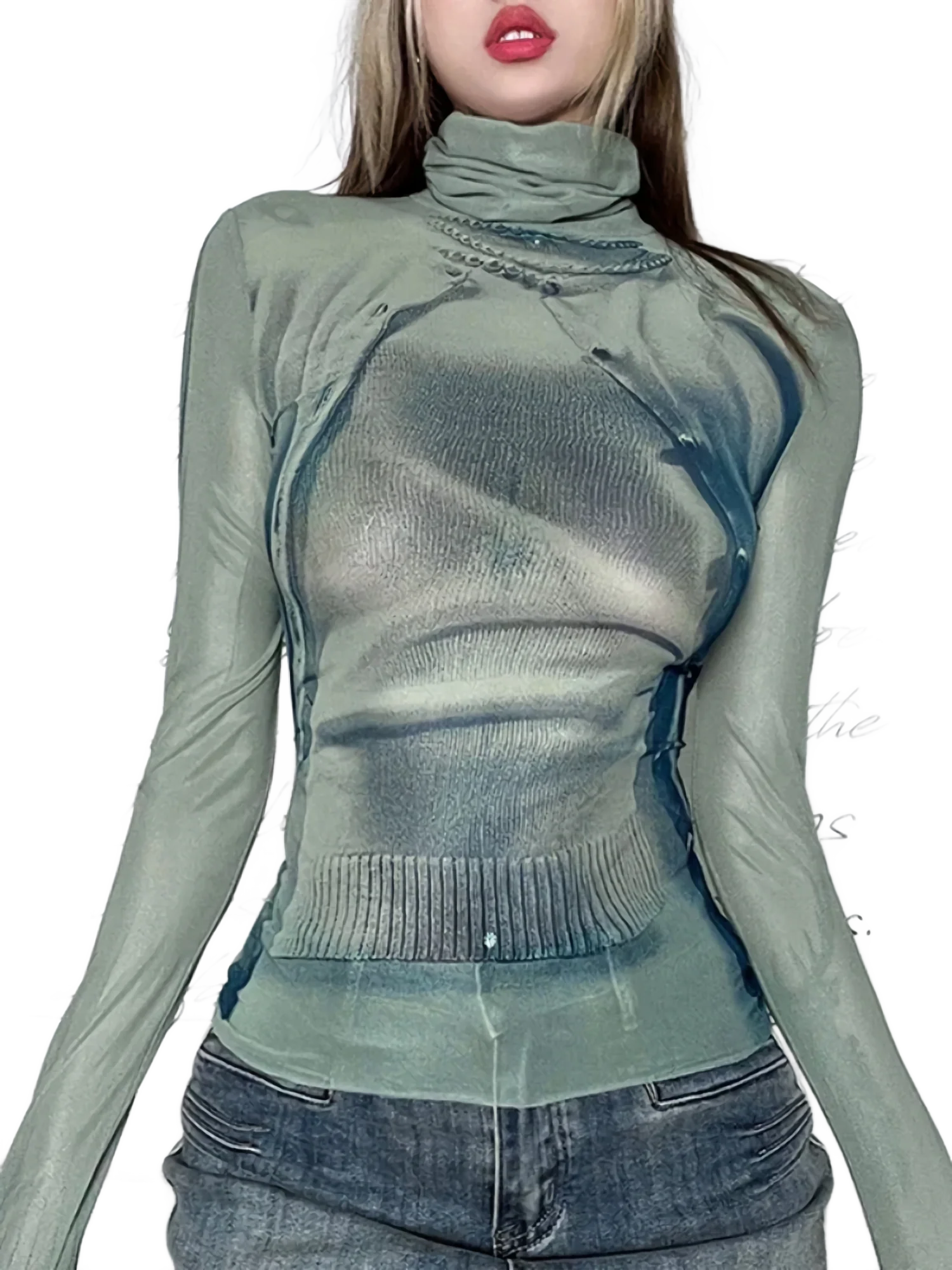 'Mirage' Long Sleeve Tee - Image 2